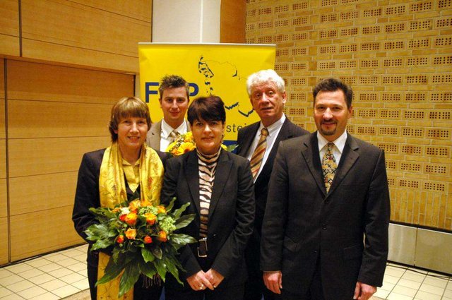 Fünf für den deutschen Bundestag: (v. l.) Dr. Christel Happach-Kasan, Sebastian Blumenthal, Chrisitine Aschenberg-Dugnus, Jürgen Koppelin und Klaus-Peter Eberhard.